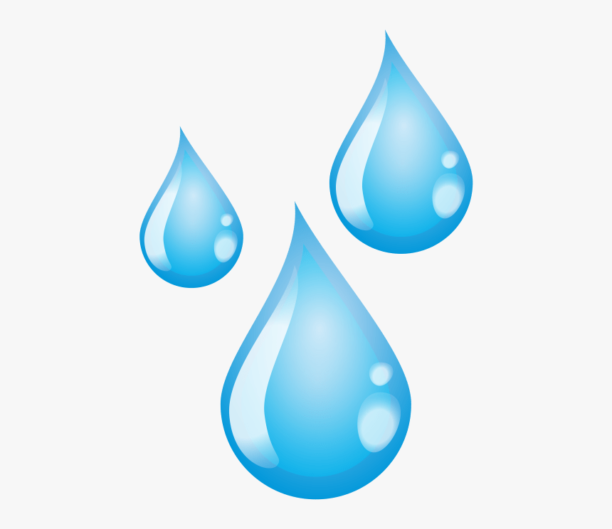 Transparent Background Water Droplet Clipart - Water Drop Transparent Background