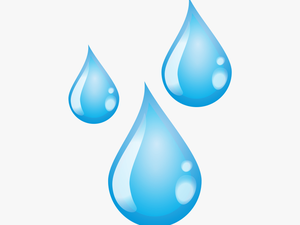 Transparent Background Water Droplet Clipart - Water Drop Transparent Background