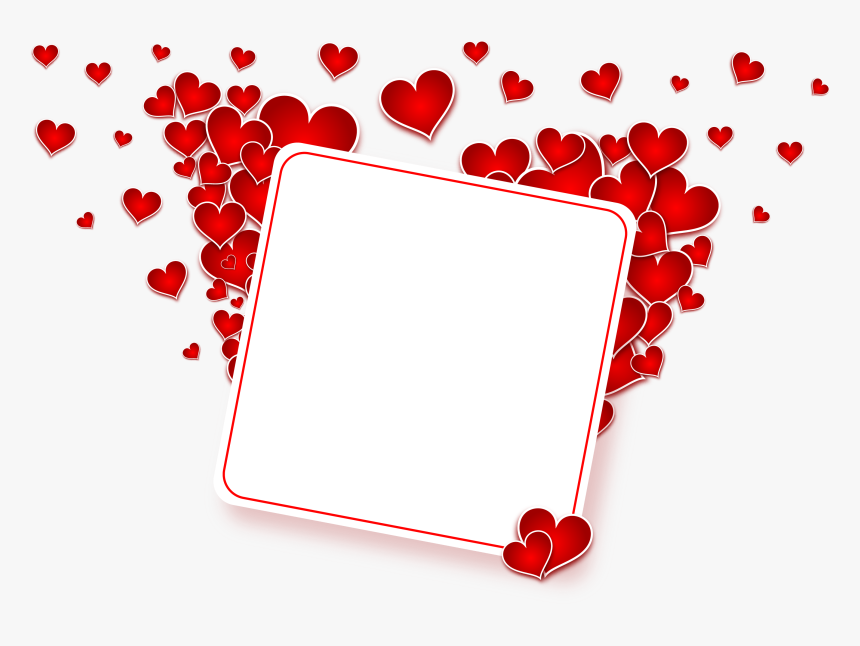 Love Heart Frame Png Image - Wri