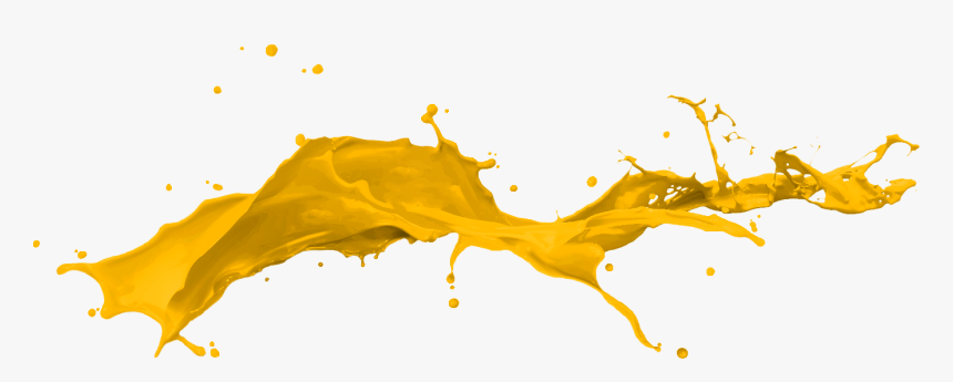 Yellow Paint Splash Png -yellow