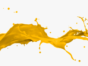 Yellow Paint Splash Png -yellow
