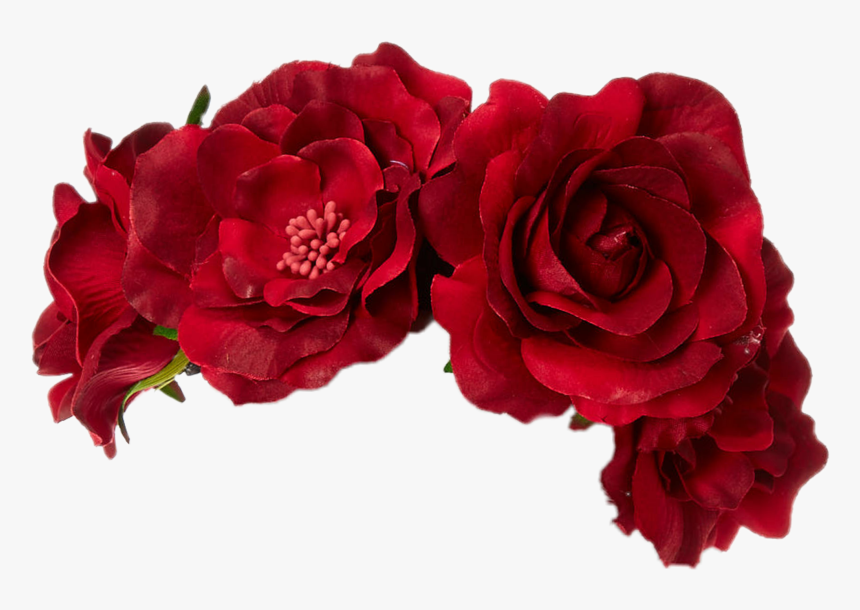 #redroses #flowercrown - Red Flower Crown Png