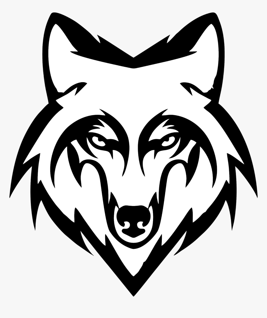 Vector Wolf Wolf Black And White