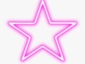 #pink #purple #star #neon #neonpinkpurplestar #neonstar - Pink Neon Star Png