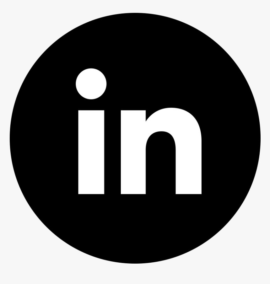 Linkedin Black Icon Png Image Free Download Searchpng - Icon Social Media Linkedin Png
