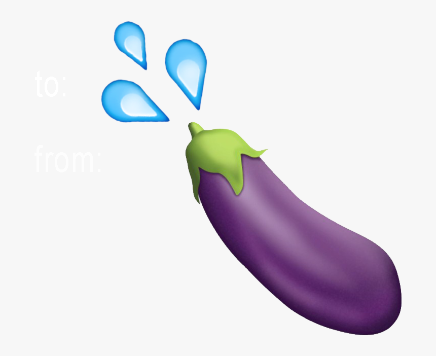 Eggplant Emoji No Background