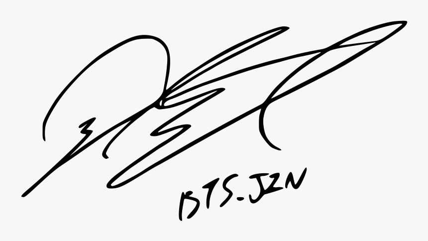 Signature Of Bts - Bts Jin Signa