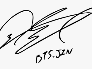 Signature Of Bts - Bts Jin Signature Png