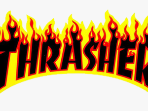 Flame Vector Thrasher - Thrasher Logo Png Hd