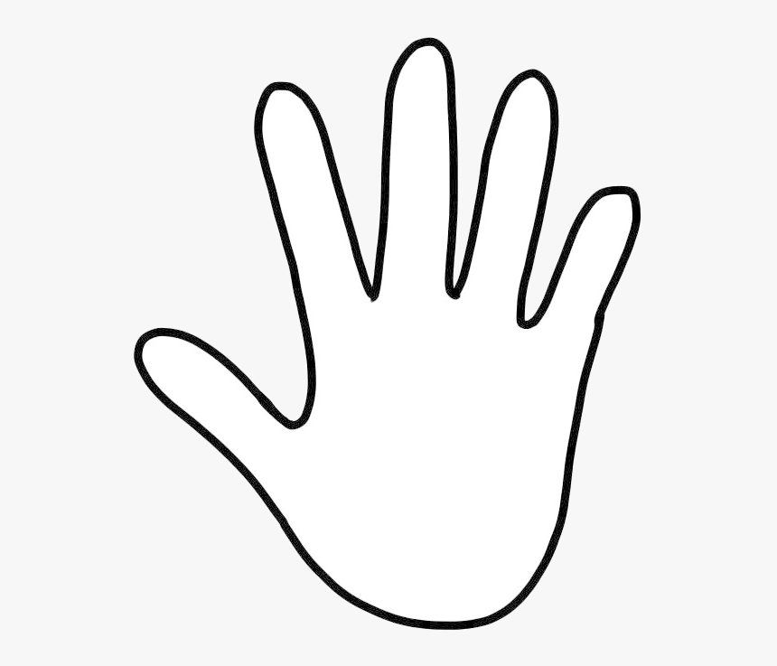 Hand Outline Handprint Cliparts 