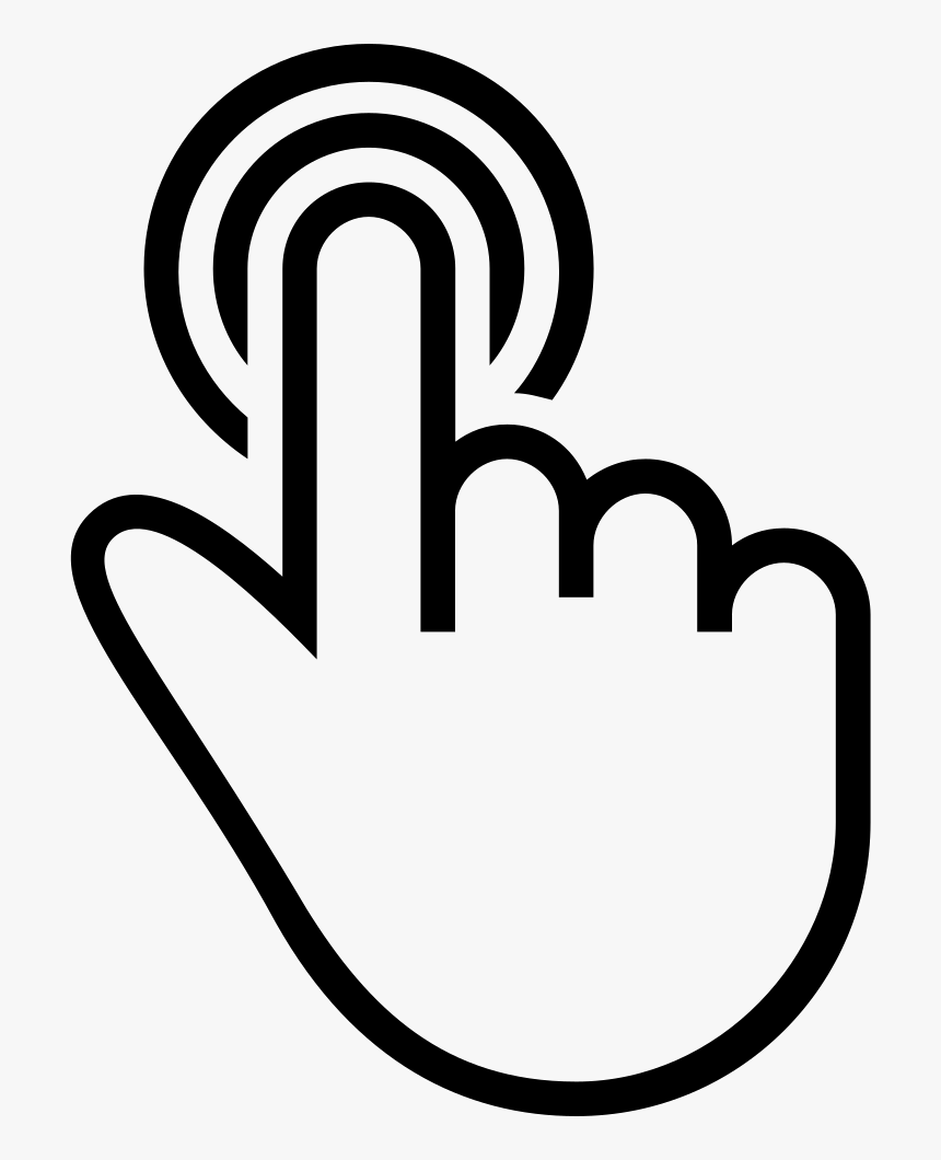 Finger Tap Png - Click Icon .png