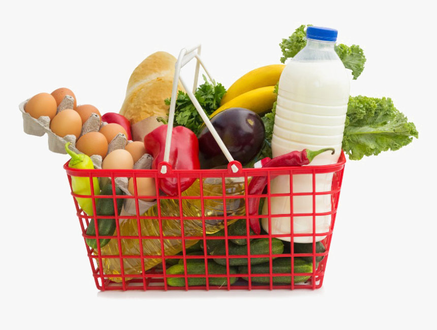 Groceries Png Hd - Shopping Bask
