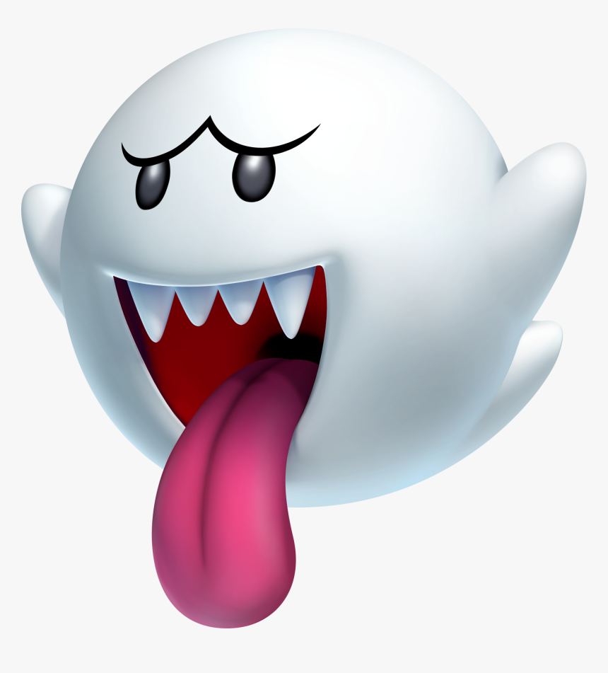 Transparent King Boo Png - Super Mario Boo Transparent