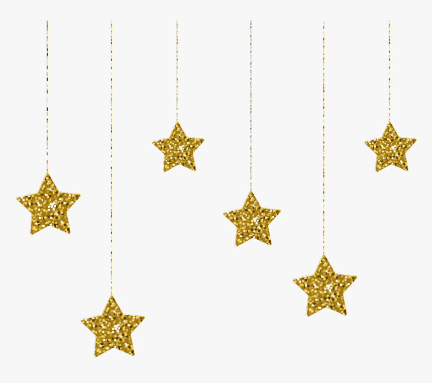 Hanging Gold Stars Png
