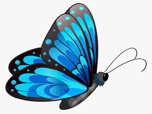 Butterfly Clip Art - Flying Butterfly Clip Art