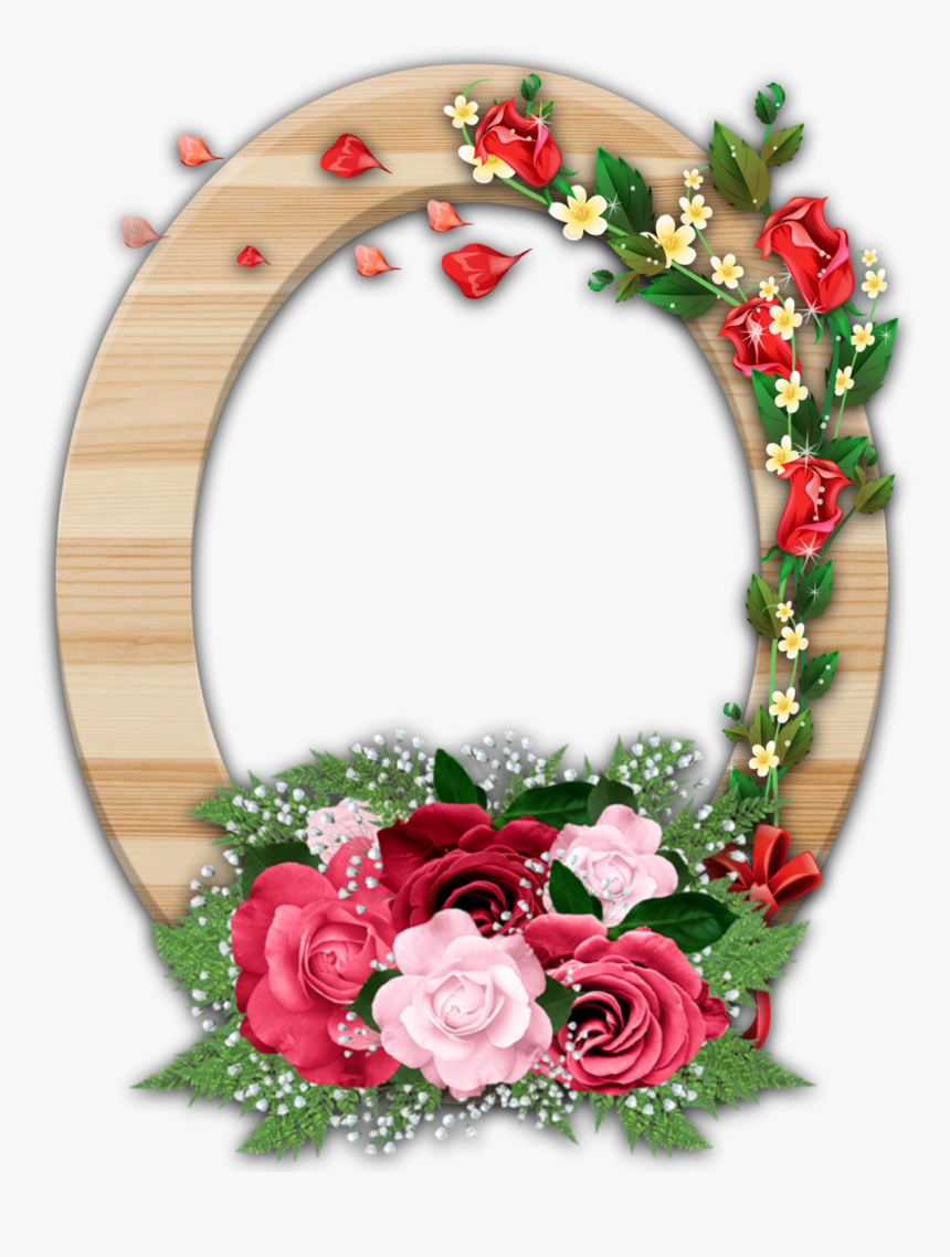 Clipart Flower Frame - Frame Bor