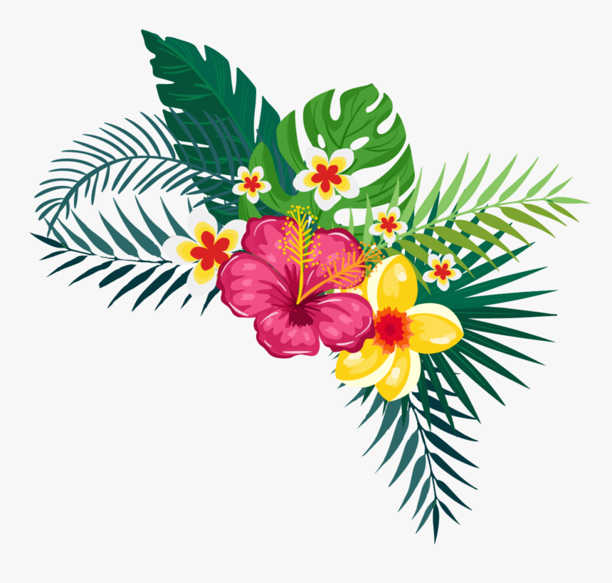 #tropical #summertime #summerfun #palm #tree #palmera - Watercolor Flower Background Hd