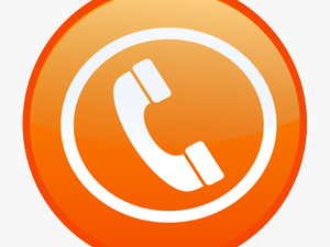 Phone Call Icon Png - Telephone Logo Png Orange