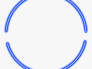 #neon #round #blue #freetoedit #circle #frame #border - Circle
