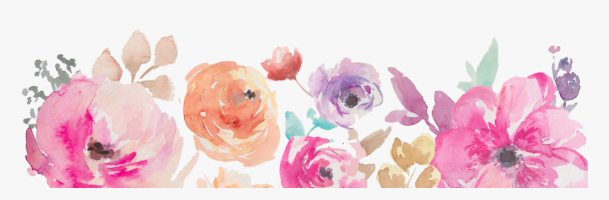 Watercolor Flowers Png Hd - Flow