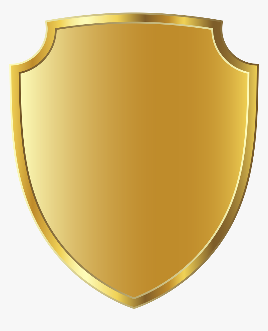 Shield Png Photo - Gold Badge