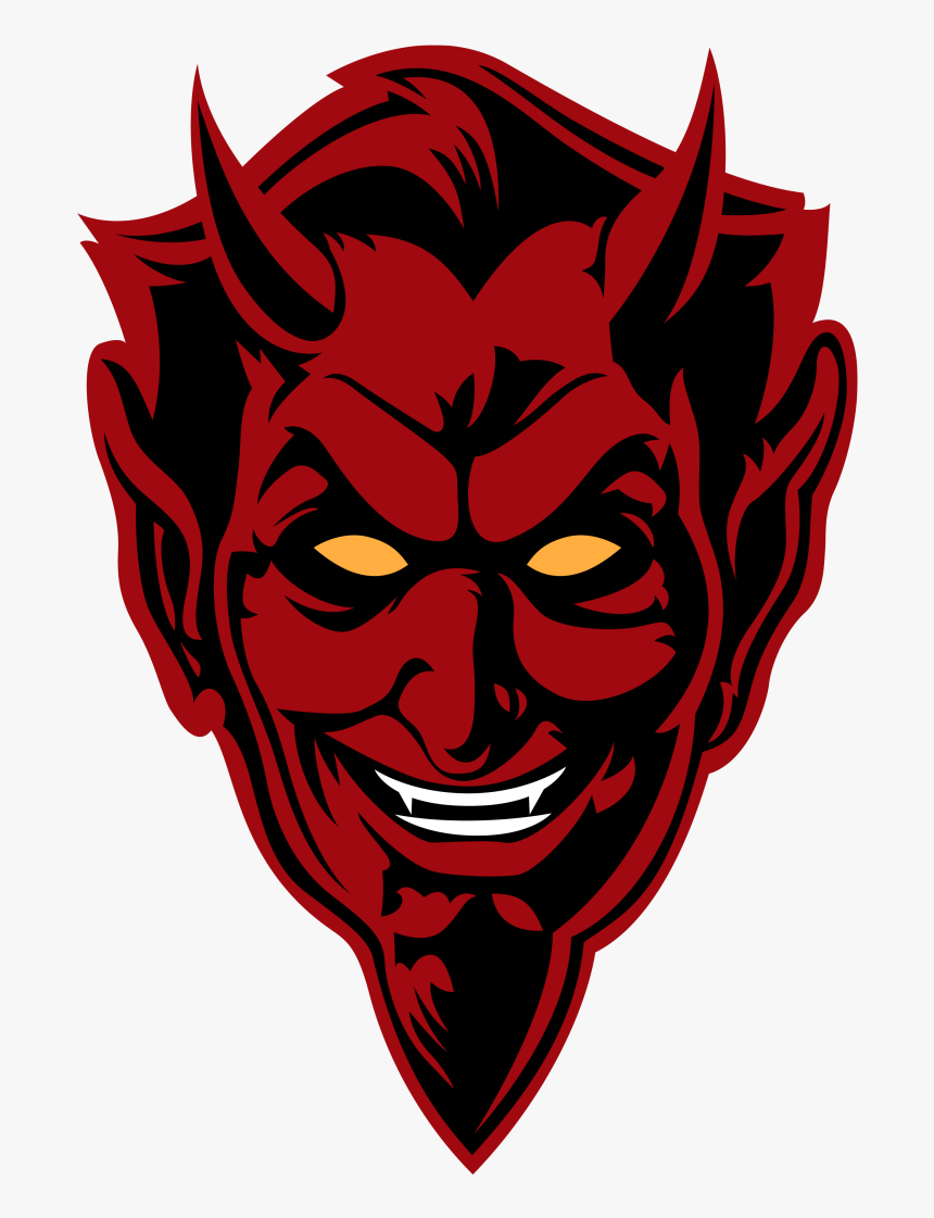 Krampus Vector Devil - Transparent Background Devil Head Png