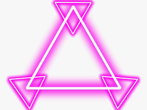#circle #neoncircle #circleneon #triangle #neontriangle - Neon Triangle Png