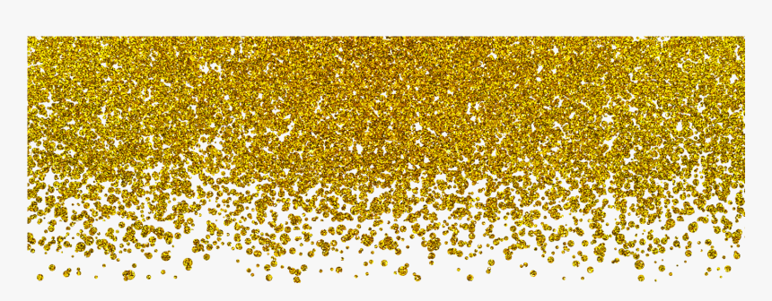 Transparent Gold Confetti Background Png - Transparent Background Gold Glitter