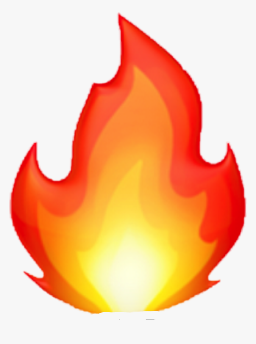 Clipart Shapes Fire - Transparent Background Fire Emoji Png