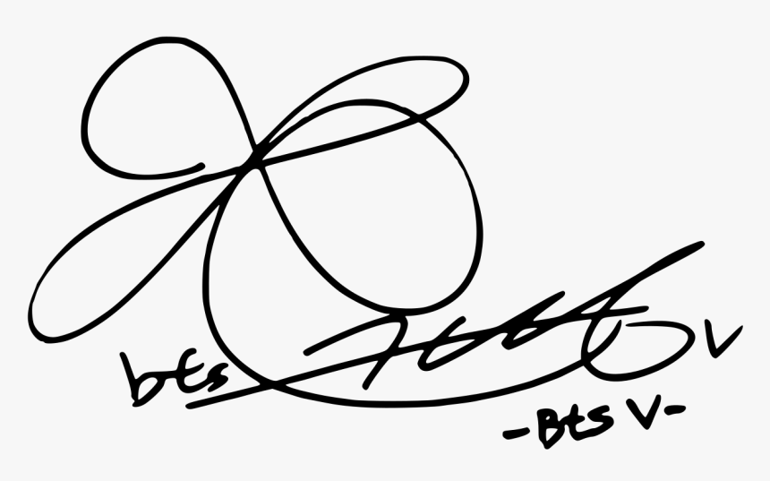 Bts V Signature- - Bts V Signatu