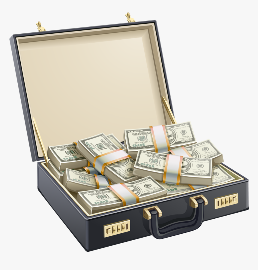 Dollar Case Png Clipart - Suitcase Of Cash Png