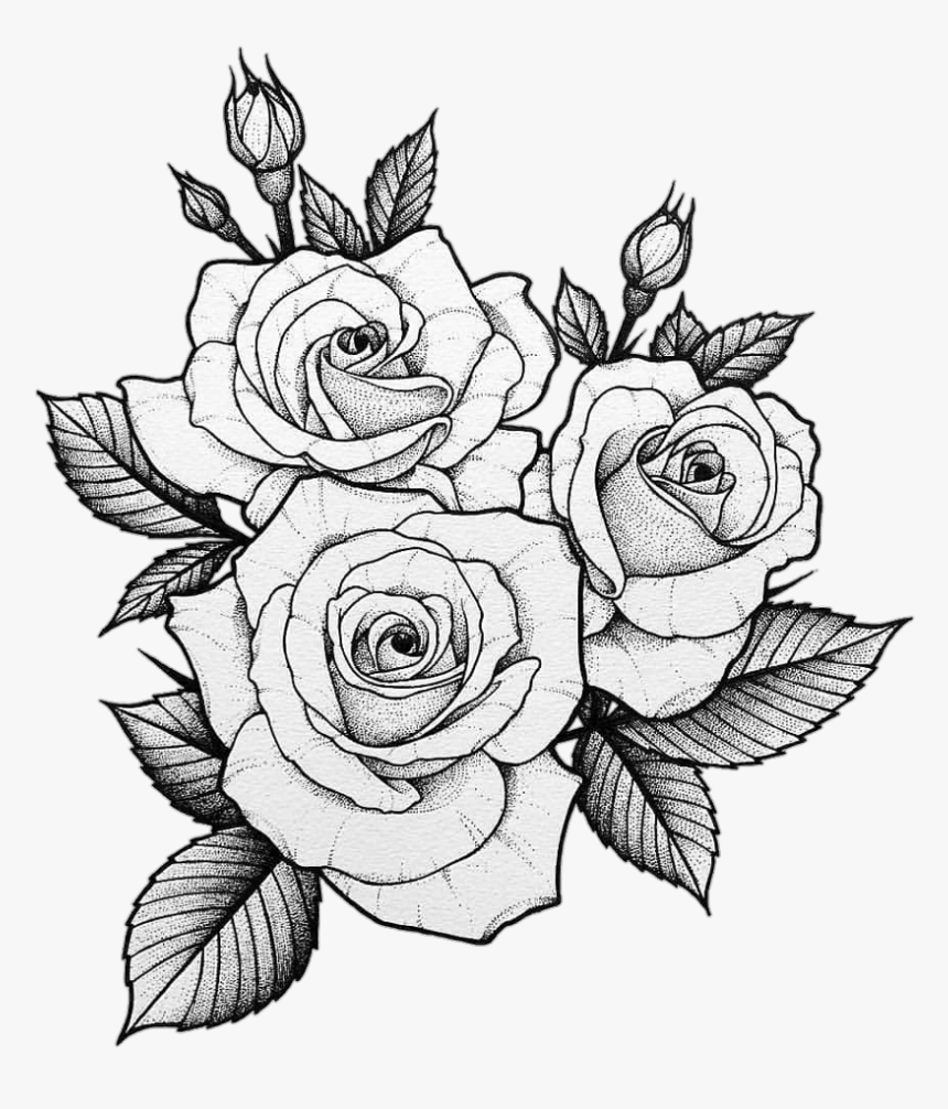 #tumblr #tatto #roses - Drawing 