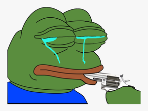 Clip Art Sad Pepe Png - Pepe The Frog Depressed