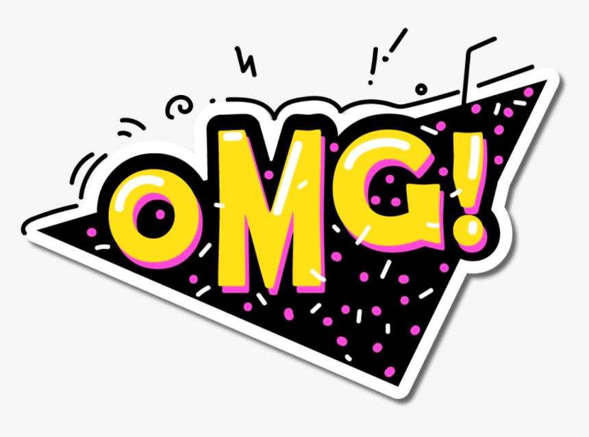 #omg #ohmygod #tumblr #png #sticker #overlay #black - Pop Art Stickers Png
