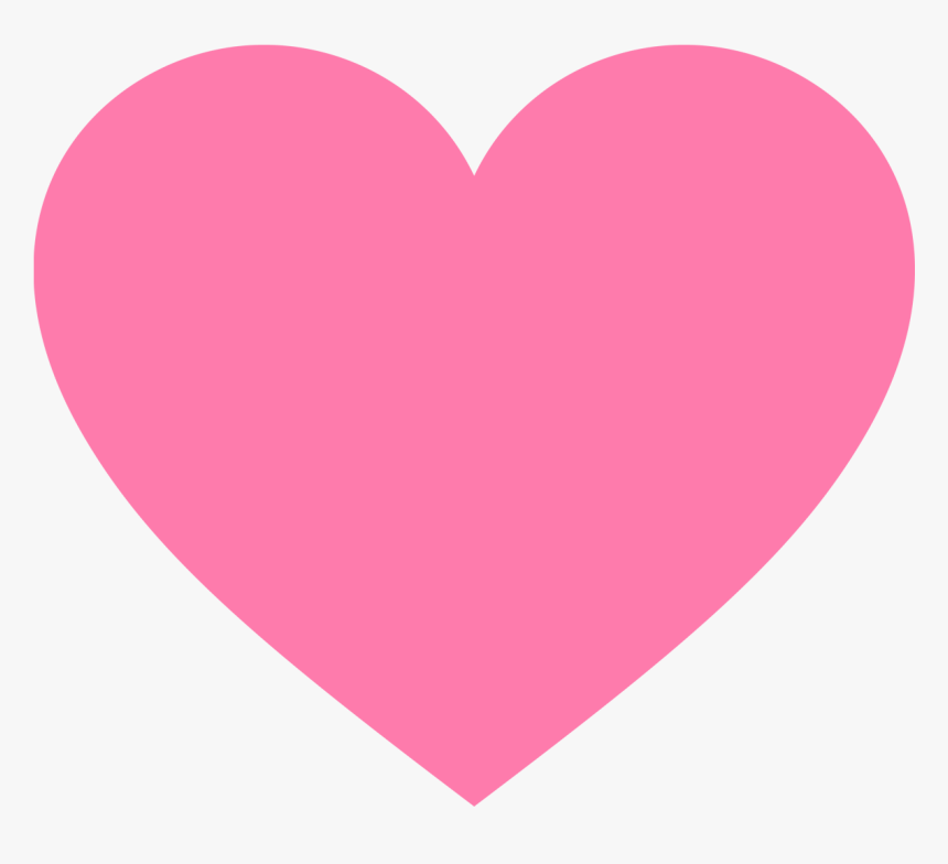 Pink Heart No Background - Valentines Day Hearts Clipart