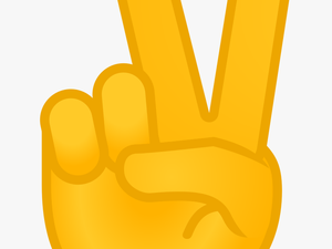 Victory Hand Icon - Peace Emoji