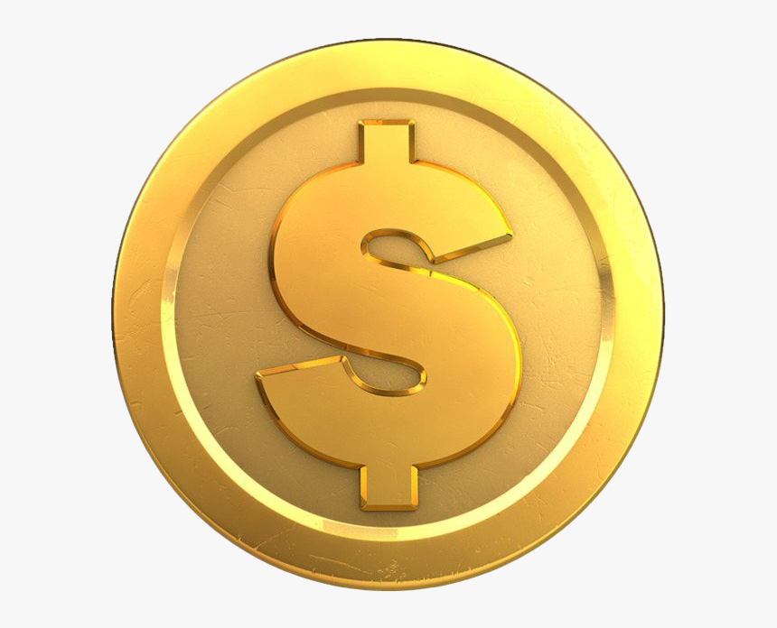 Dollar Gold Coin Png - 金幣 素材 Png