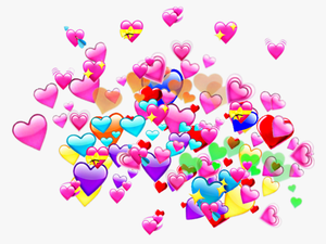 #hearts #heart #coração #tumblr #corações - Heart Emoji Meme Png