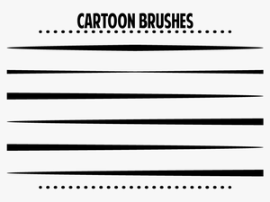 Clip Art Illustrator Brushes Download - Cartoon Brush Ai