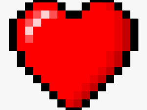 Minecraft Heart Png - 8 Bit Heart Png