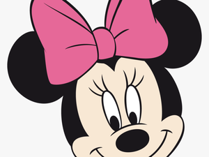 Minnie Vector Mickey Mouse - Pink Minnie Mouse Face