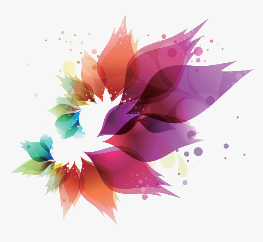 Fur Vector Abstract - Transparent Abstract Flower Png