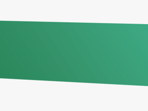Green Banner Origami With Fold End - Origami Green Banner Png