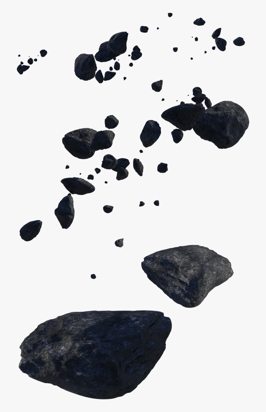 Flying Rocks Png- - Asteroids Png