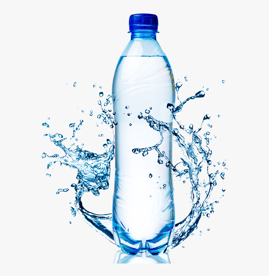 Bottled Water - Water Splash Png Transparent