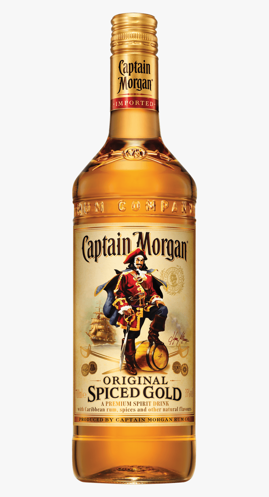 Captain Morgan Original Spiced Gold - Captain Morgan Spiced Gold &amp; Cola