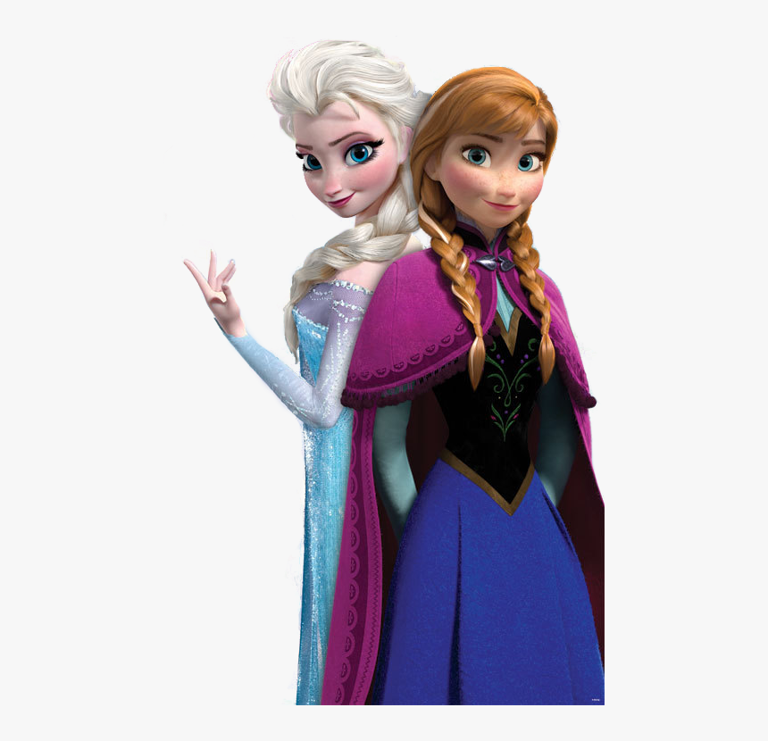 Anna And Elsa - Elsa And Anna Frozen Png