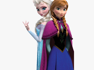 Anna And Elsa - Elsa And Anna Frozen Png
