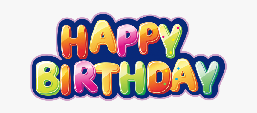 Happy Birthday Text Png Clip Art