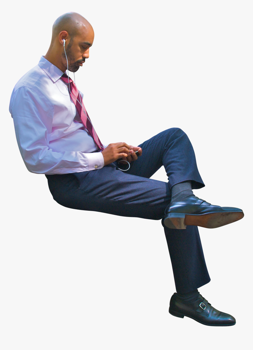 Clip Art Man Images Free Download - People Cutout Sitting Png